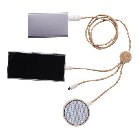 Laddningskabel i rostfritt stål Gemma Brun | Inget reklamtryck | Inte tillgängligt | Inte tillgängligt