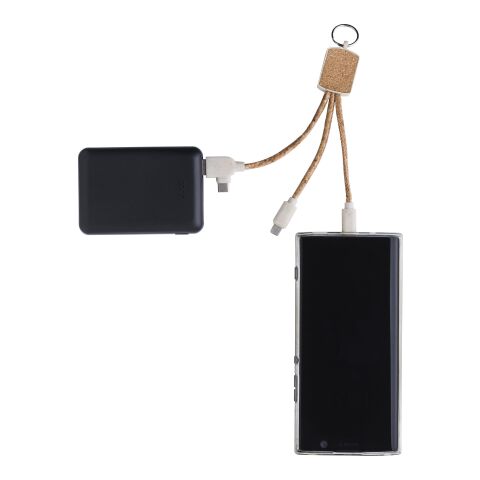 Nyckelring i rostfritt stål Landry Brun | Inget reklamtryck | Inte tillgängligt | Inte tillgängligt