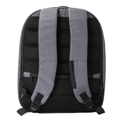 Antistöld-ryggsäck för laptop av RPET-polyester (300D) Callio Grå