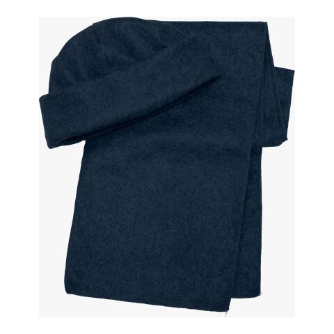 Set i fleece med mössa och halsduk Blå | Inget reklamtryck | Inte tillgängligt | Inte tillgängligt