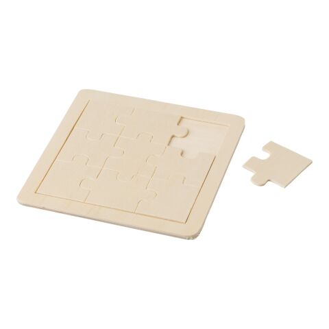Pussel i trä med nio bitar brun | Inget reklamtryck | Inte tillgängligt | Inte tillgängligt