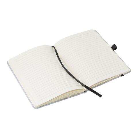 Anteckningsbok (A5) i RPET filt Harper Grå | Inget reklamtryck | Inte tillgängligt | Inte tillgängligt