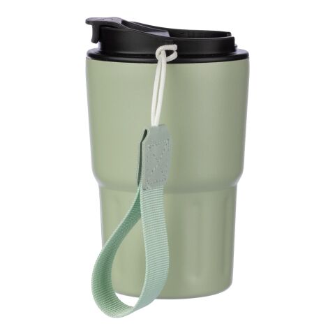 Stainless steel double walled mug Louisa beige | Inget reklamtryck | Inte tillgängligt | Inte tillgängligt