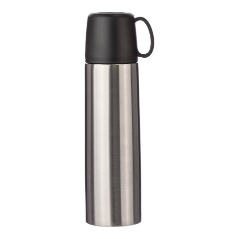 Stainless steel double-walled flask Jan Silver | Inget reklamtryck | Inte tillgängligt | Inte tillgängligt