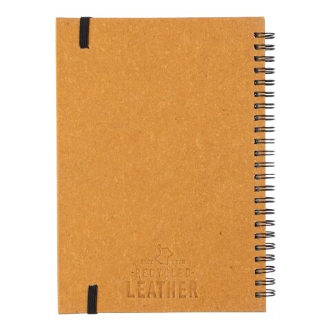 Recycled leather notebook A5 Egon Brun | Inget reklamtryck | Inte tillgängligt | Inte tillgängligt