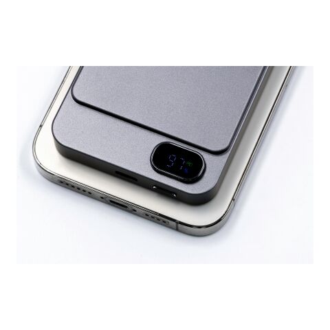 BrandCharger Powerwave 5000 wireless powerbank grå | Inget reklamtryck | Inte tillgängligt | Inte tillgängligt