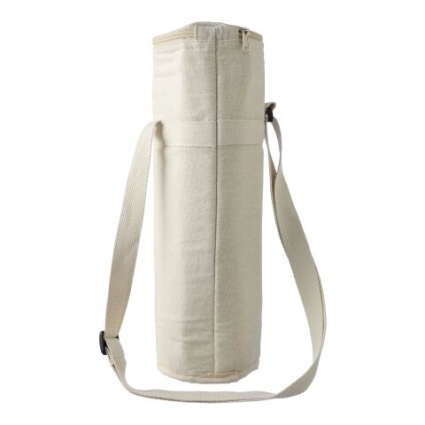 Recycled cotton (270 gsm) bottle cooler bag Eugene beige | Inget reklamtryck | Inte tillgängligt | Inte tillgängligt