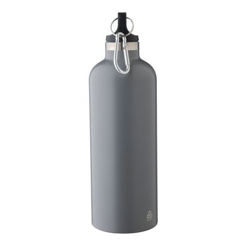 Recycled stainless steel double walled bottle (500 ml) Lysandra Grå | Inget reklamtryck | Inte tillgängligt | Inte tillgängligt