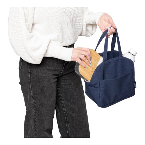 Recycled polycotton (330 gsm) cooler bag Elowen beige | Inget reklamtryck | Inte tillgängligt | Inte tillgängligt