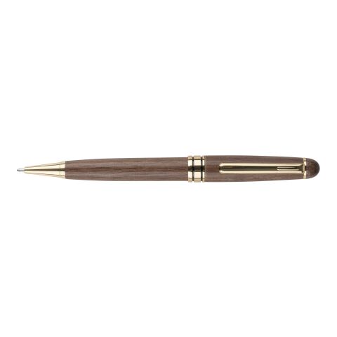 Walnut wooden twist ballpen Noa Brun | Inget reklamtryck