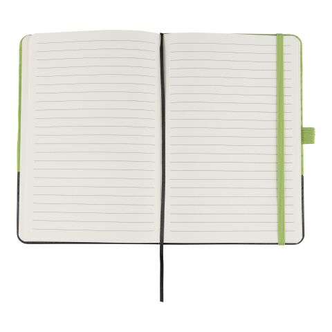 rPET polyester A5 notebook Yuna limegrön | Inget reklamtryck