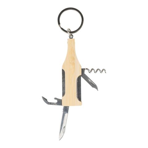 Bamboo multitool keychain Inaya Brun | Inget reklamtryck