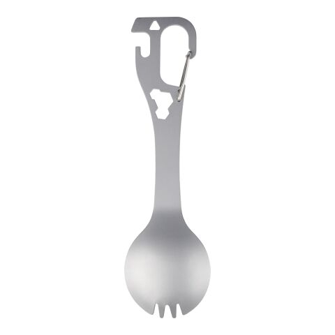 Stainless steel spork Noe Silver | Inget reklamtryck