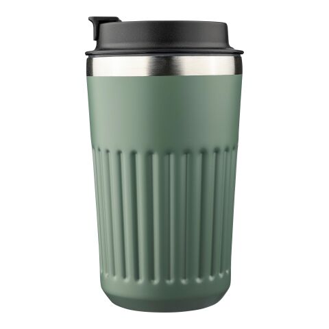 Recycled stainless steel travel mug (400 ml) Chiara Vit | Inget reklamtryck | Inte tillgängligt | Inte tillgängligt