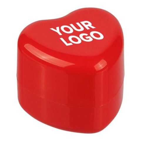 PP heart-shaped lip balm jar Ilja Röd | Inget reklamtryck | Inte tillgängligt | Inte tillgängligt