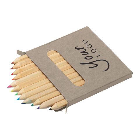 Wooden pencil set Devin Grå | Inget reklamtryck | Inte tillgängligt | Inte tillgängligt