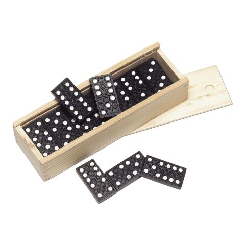 Wooden box with domino game Enid Brun | Inget reklamtryck | Inte tillgängligt | Inte tillgängligt