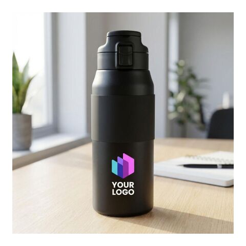 Stainless steel dubble-walled drinking bottle 800 ml Katie Vit | Inget reklamtryck | Inte tillgängligt | Inte tillgängligt