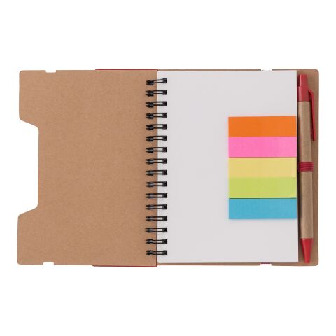 Recycled paper notebook Angela Röd | Inget reklamtryck | Inte tillgängligt | Inte tillgängligt