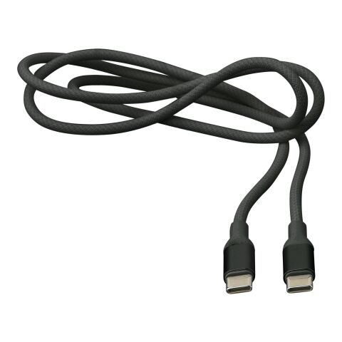 Nylon charging cable Jacob Svart | Inget reklamtryck | Inte tillgängligt | Inte tillgängligt