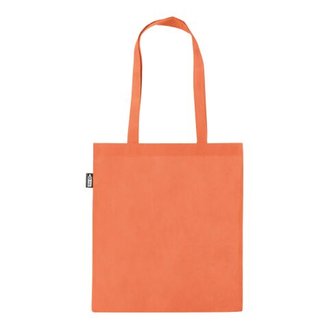 Recycled nonwoven (80 gsm) shopping bag Vian Orange | Inget reklamtryck | Inte tillgängligt | Inte tillgängligt