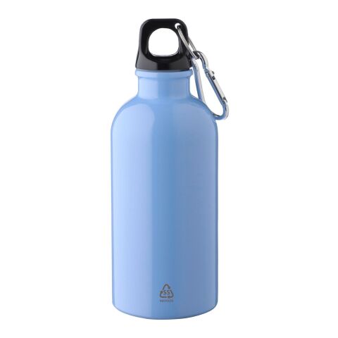 Recycled stainless steel single walled bottle (400 ml) Sable Ljusblå