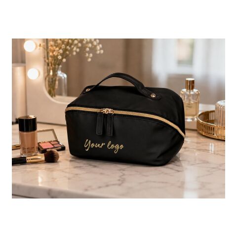 Recycled PU toilet bag Alon beige