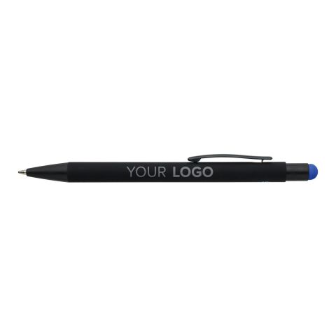 Recycled aluminium rubberized ballpen Formentera Guld