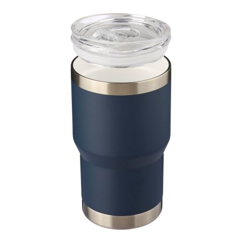 Recycled stainless steel double-walled travel mug (350 ml) Ayen Blå