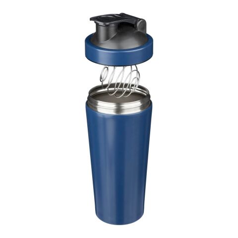 Recycled stainless steel single-walled drinking bottle (750 ml) Orla Koboltblå