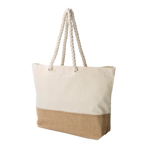 Shoppingväska i bomull Diego beige