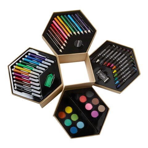 Målarlåda, 56 delar Brun | Inget reklamtryck | Inte tillgängligt | Inte tillgängligt