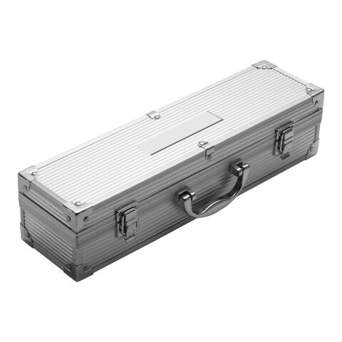 Grillset i aluminium väska Silver | Inget reklamtryck | Inte tillgängligt | Inte tillgängligt