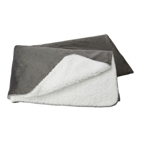 Micromink sherpa-pläd Grå | Inget reklamtryck | Inte tillgängligt | Inte tillgängligt