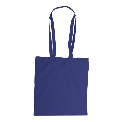 Bomullskasse, långa handtag Blå | Inget reklamtryck | Inte tillgängligt | Inte tillgängligt