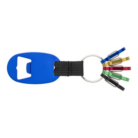 Nyckelhållare i aluminium med flasköppnare och karbinhakar Silver | Inget reklamtryck | Inte tillgängligt | Inte tillgängligt