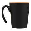 Oli 360 ml keramikmugg med handtag Orange-Svart