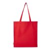 Odisha 180 g/m² tygväska av ekologiskt OCS-material med bälg, 14 l  Standard | Röd | Inget reklamtryck | Inte tillgängligt | Inte tillgängligt | Inte tillgängligt