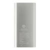 Juice trådlös 8 000 mAh Type C-powerbank i återvunnen aluminium Silver