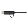SMART 65 W 100 cm magnetisk 5-i-1-laddningskabel i RCS-återvunna material Svart / Blå