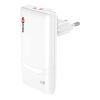 SKROSS® Klip Slim 65W laddare med flera uttag vit