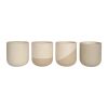 Originalhome Reclay 350 ml set med muggar för te och matcha  vit