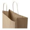 Kraft papperspåse 80–90 g/m2 med tvinnade handtag – 32 x 17 x 39 cm Kraftbrun | Inget reklamtryck | Inte tillgängligt | Inte tillgängligt