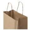 Kraft papperspåse 80–90 g/m2 med tvinnade handtag– 25 x 15 x 32 cm Kraftbrun | Inget reklamtryck | Inte tillgängligt | Inte tillgängligt