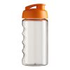 H2O Bop® 500 ml sportflaska med uppfällbart lock Transparent-Orange | Inget reklamtryck | Inte tillgängligt | Inte tillgängligt