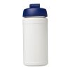 Baseline® Plus 500 ml sportflaska med uppfällbart lock Transparent-Blå | Inget reklamtryck | Inte tillgängligt | Inte tillgängligt