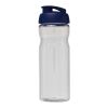 H2O Eco 650 ml sportflaska med uppfällbart lock Vit-Blå | Inget reklamtryck | Inte tillgängligt | Inte tillgängligt