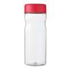 H2O Eco Base 650 ml screw cap water bottle Vit-Röd