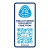 H2O Active® Eco Tempo 700 ml sportflaska med piplock Vit-Blå