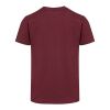 Balfour 200 g/m² kortärmad rundhalsad unisex-T-shirt av ekologiskt OCS-material Djup vinröd | L